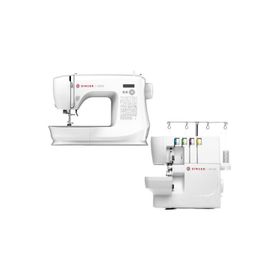 Singer C5605 Elektronik Dikiş Makinesi ve Singer S0105 Overlok Makinesi