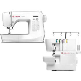 Singer C5605 Elektronik Dikiş Makinesi ve Singer S0105 Overlok Makinesi