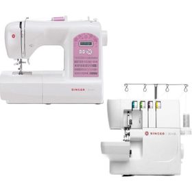 Singer Starlet 6699 Dikiş Makinesi ve Singer S0105 Overlok Makinesi