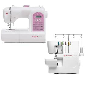 Singer Starlet 6699 Dikiş Makinesi ve Singer S0105 Overlok Makinesi