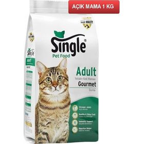 Single 1 kg Yetişkin Gurme Açık Kedi Maması