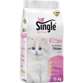 Single 15 KG Tavuklu Yavru Kedi Maması