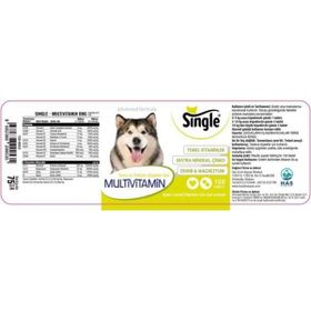 Single Plus 150 Tablet Köpek Multivitamin
