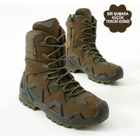 Single Sword SS602 Haki Su Geçirmez Fermuarlı Askeri Unisex Outdoor Bot