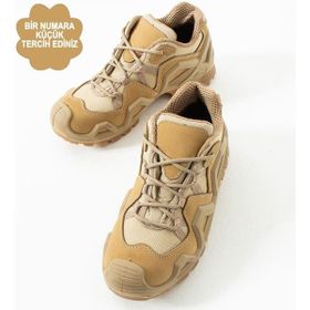 Single Sword SS610 Bej Su Geçirmez Kışlık Askeri Taktik Unisex Outdoor Ayakkabı