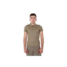 Single Sword Tactical Kısa Kollu Polo Yakalı Bej Tşört