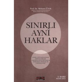 Sınırlı Aynı Haklar Mehmet Ünal