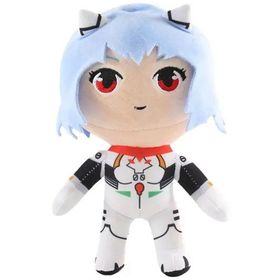 Sinley Çocuklar Için 25 cm Anime Evangelion Peluş Bebek (Yurt Dışından) - Beyaz