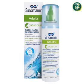 Sinomarin Adults 2x125 ml Yetişkinler için Hipertonik Deniz Suyu