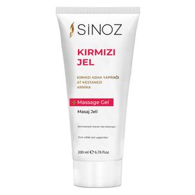 Sinoz 200 ml Kırmızı Masaj Jeli