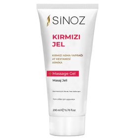 Sinoz 200 ml Kırmızı Masaj Jeli