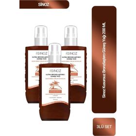 Sinoz 3x200 ml Kusursuz Bronzlaştırcı Güneş Yağı