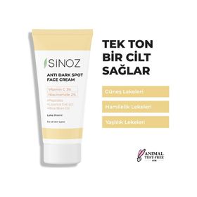 Sinoz 40 ml Leke Karşıtı Yüz Kremi