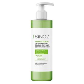 Sinoz 400 ml Yağlı ve Karma Ciltler Için Yüz Temizleme Jeli