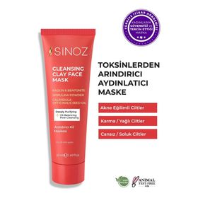 Sinoz 50 ml Arındırıcı ve Aydınlatıcı Kil Maskesi