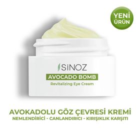 Sinoz Avocado Bomb Canlandırıcı 15 ml Göz Çevresi Bakım Kremi