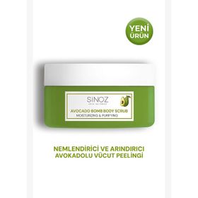 Sinoz Avocado Bomb Nemlendirici ve Arındırıcı 300 gr Vücut Peelingi