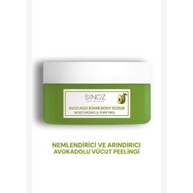 Sinoz Avocado Bomb Nemlendirici ve Arındırıcı 300 gr Vücut Peelingi