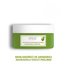 Sinoz Avocado Bomb Nemlendirici ve Arındırıcı 300 gr Vücut Peelingi