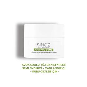 Sinoz Avokado Bomb 50 ml Kuru Ciltler için Nemlendirici ve Canlandırıcı Yüz Bakım Kremi
