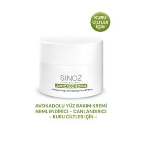 Sinoz Avokado Bomb 50 ml Kuru Ciltler için Nemlendirici ve Canlandırıcı Yüz Bakım Kremi