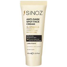 Sinoz Koyu Halkalar için 40 ml Leke Kremi