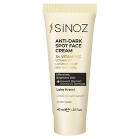 Sinoz Koyu Halkalar için 40 ml Leke Kremi