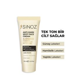 Sinoz Koyu Halkalar için 40 ml Leke Kremi