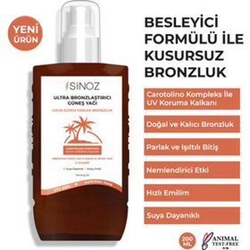 Sinoz Kusursuz Bronzlaştırıcı 200 ml Güneş Yağı Spreyi