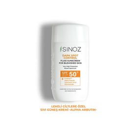 Sinoz Lekeli Ciltlere Özel SPF50 50 ml Sıvı Güneş Kremi