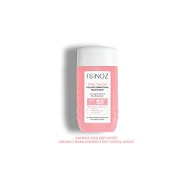 Sinoz Pink Touch SPF 50+ 50 ML Ton Eşitleyici Pembe Yüz Güneş Kremi