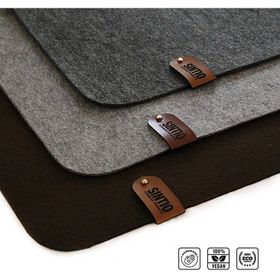 Sintio Koyu Gri 50x100 cm Keçe Mousepad
