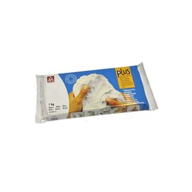 Sio2 Plus Hava ile Kuruyan Beyaz 1 kg Seramik Hamuru Kili