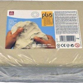 Sio2 Plus Hava ile Kuruyan Beyaz 5 kg Seramik Hamuru Kili