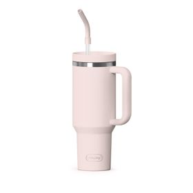 Sipnjoy 1200 ml Pembe Tumbler Pipetli Termos
