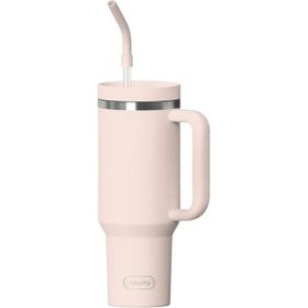Sipnjoy 1200 ml Pembe Tumbler Pipetli Termos