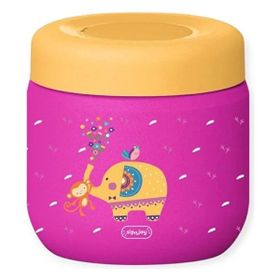 Sipnjoy 360 ml Jolly Elephant Çelik Çocuk Yemek Termosu