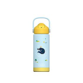 Sipnjoy FlipSip 550 ml Snappy Croc Çocuk Su Termosu