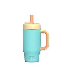 Sipnjoy HandleHug 550 ml Turkuaz Tumbler Pipetli Çocuk Termos