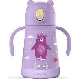 Sipnjoy Sippypals 360 ml Mor Çocuk Su Termosu
