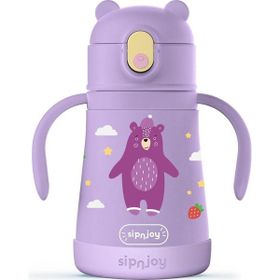 Sipnjoy Sippypals 360 ml Mor Çocuk Su Termosu