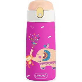 Sipnjoy SipSquad 480 ml Jolly Elephant Çocuk Su Termosu