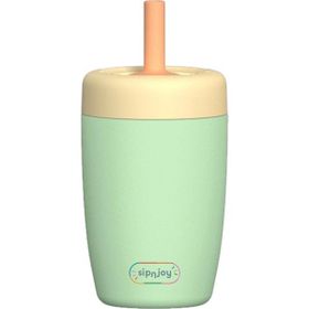 Sipnjoy Strawbuddy 360 ml Mint Tumbler Pipetli Termos