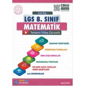 Sıradışı Analiz LGS 8. Sınıf Matematik Video Çözümlü Soru Bankası Yeni