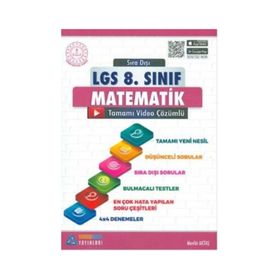 Sıradışı Analiz LGS 8. Sınıf Matematik Video Çözümlü Soru Bankası Yeni
