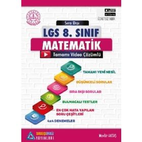 Sıradışı Analiz LGS 8. Sınıf Matematik Video Çözümlü Soru Bankası Yeni