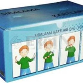 Sıralama Kartları 3’lü - 4’lü - 6 Yaş