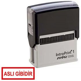 Sırdaş 38 mm x 14 mm Siyah Hazır Aslı Gibidir Kaşesi