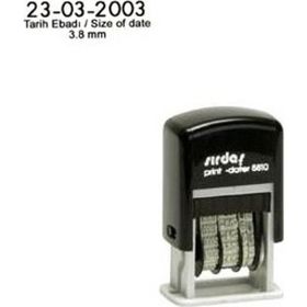 Sırdaş 5810 Siyah Keçeli Tarih Kaşe