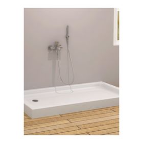 Sırduş 100x80x12 cm Dikdörtgen Monoblok Duş Teknesi